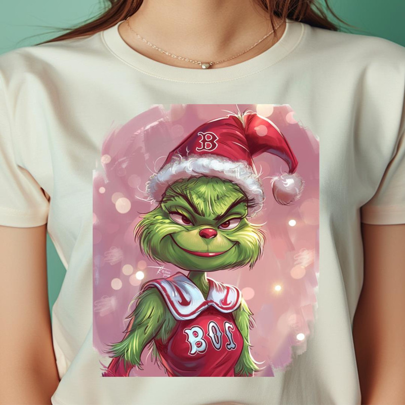 Baseball Dreams With Doctor Seuss PNG, The Grinch Vs Boston Red Sox PNG, The Grinch Digital Png Files.jpg