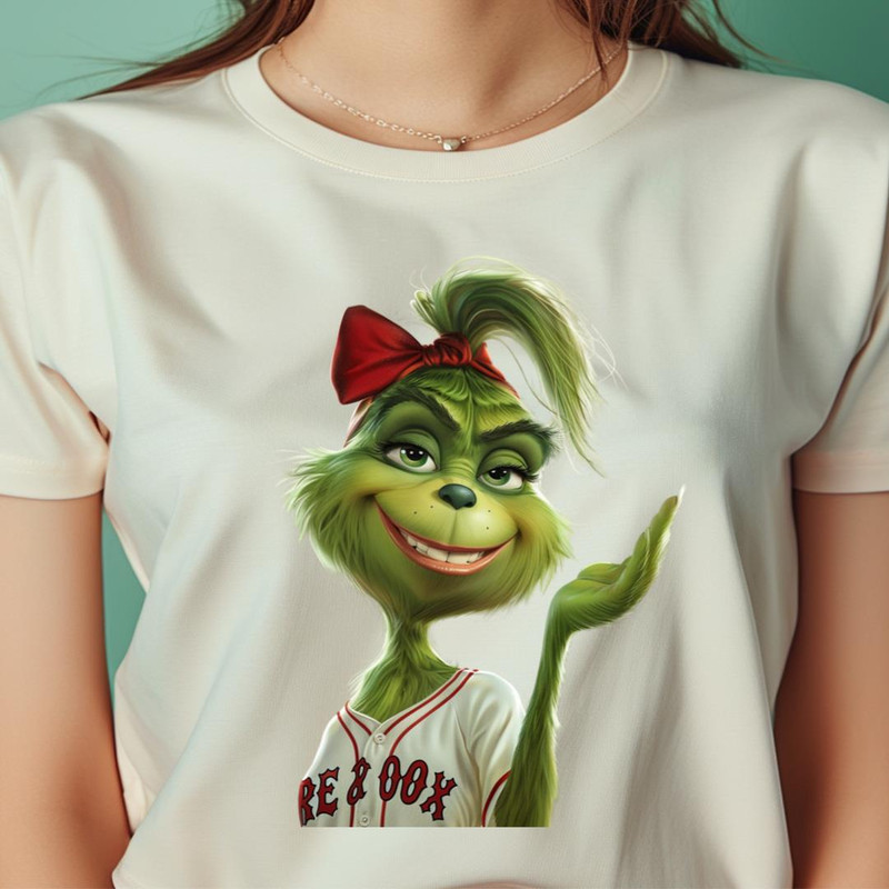 Boston Bats Swing With Seuss PNG, The Grinch Vs Boston Red Sox PNG, The Grinch Digital Png Files.jpg