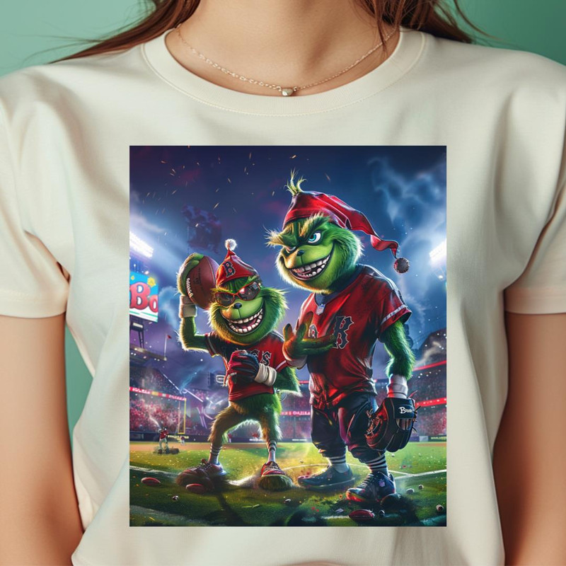 Boston'S Baseball Gets Seuss Twist PNG, The Grinch Vs Boston Red Sox PNG, The Grinch Digital Png Files.jpg