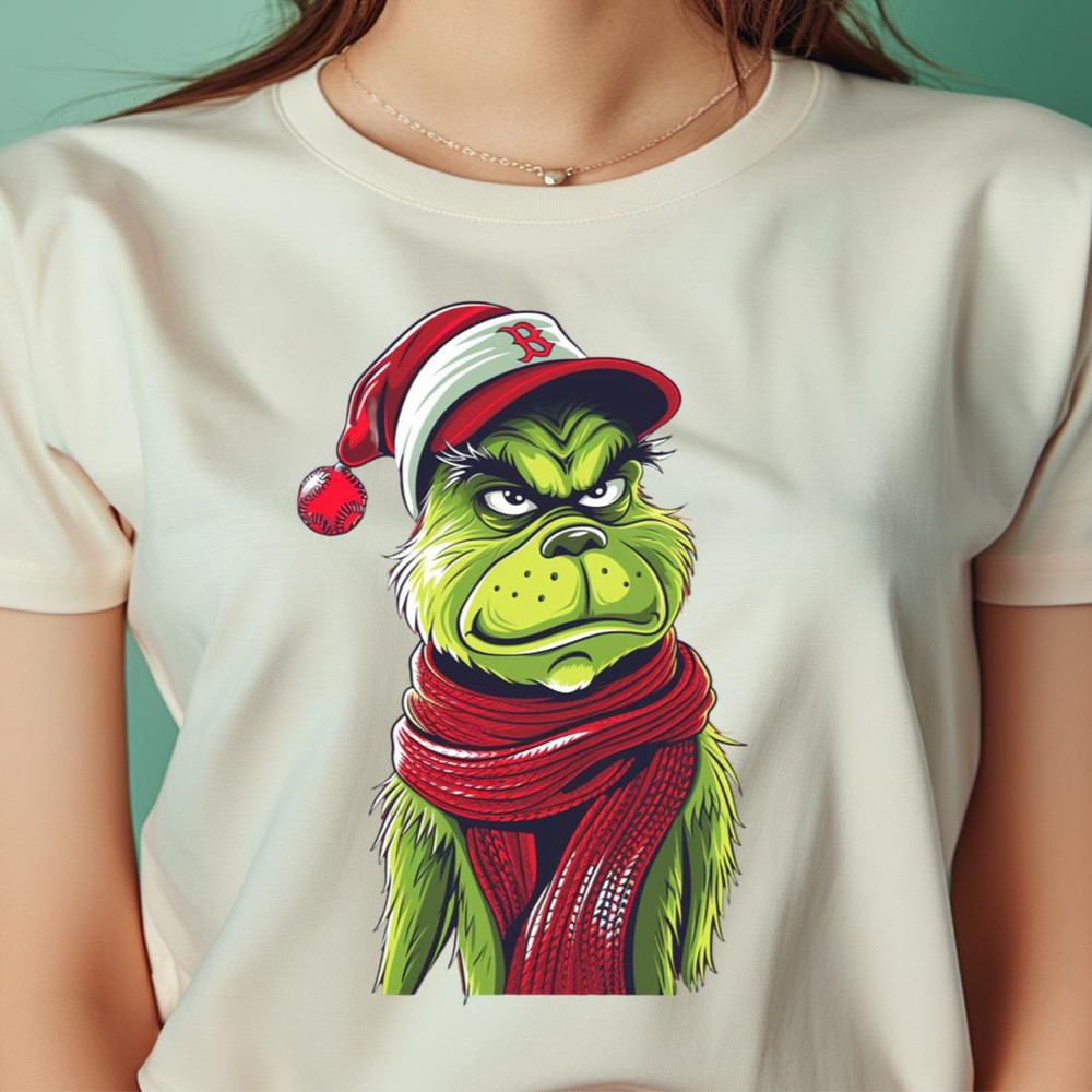 Grinch'S Boston Baseball Heist PNG, The Grinch Vs Boston Red Sox PNG, The Grinch Digital Png Files.jpg