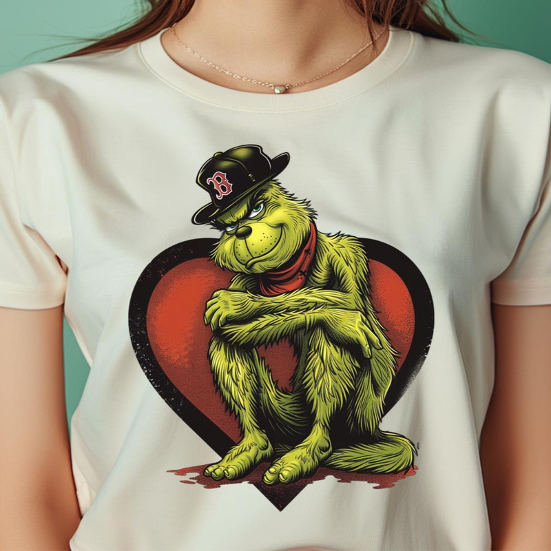 Seuss And Sox, Iconic Pair PNG, The Grinch Vs Boston Red Sox PNG, The Grinch Digital Png Files.jpg
