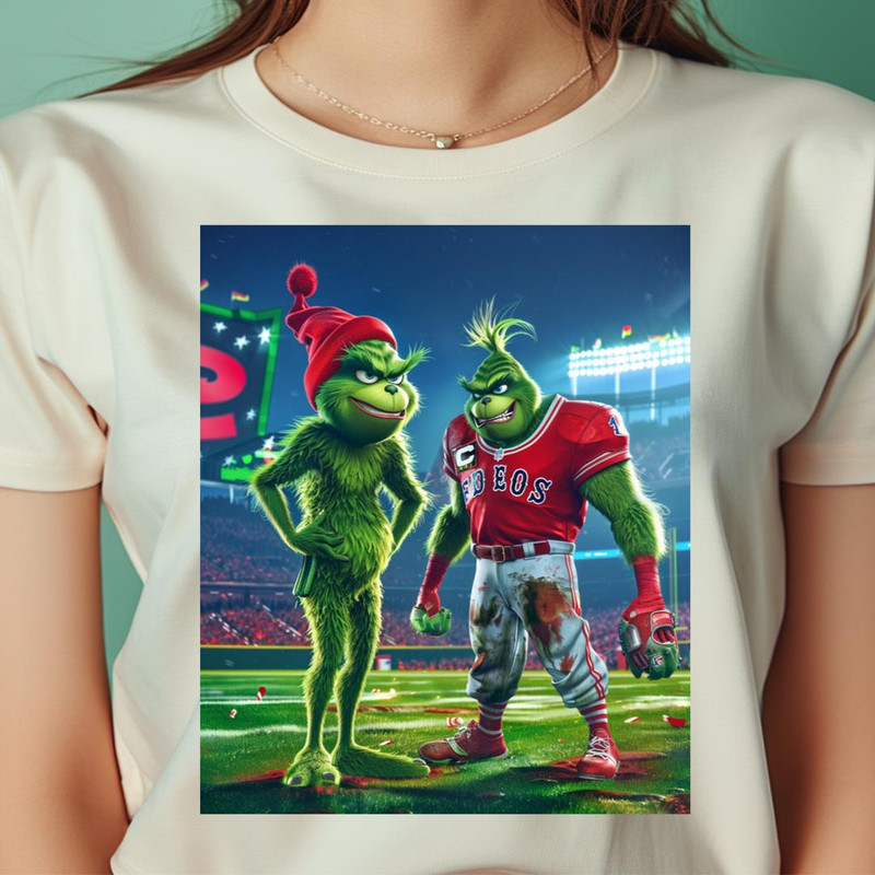 Whimsical Sox And Seuss Mashup PNG, The Grinch Vs Boston Red Sox PNG, The Grinch Digital Png Files.jpg