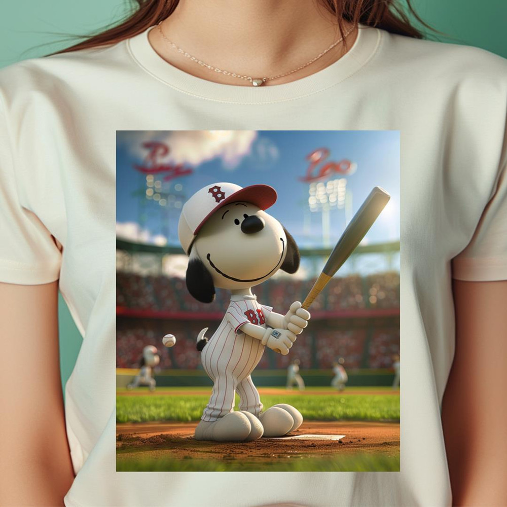 Fenway Park Goes To Snoopy PNG, Snoopy Vs Boston Red Sox logo PNG, Snoopy Vs Boston Digital Png Files.jpg