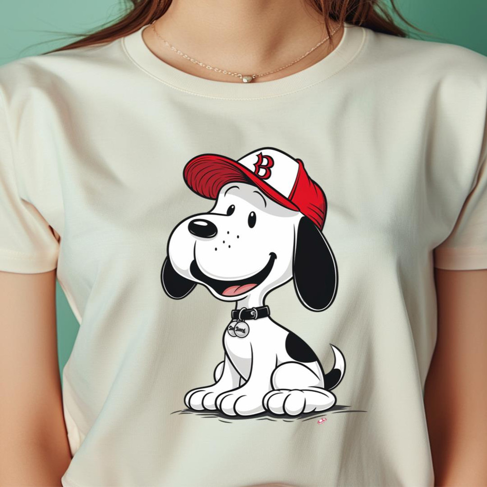 Snoopy Curves Pitch At Boston PNG, Snoopy Vs Boston Red Sox logo PNG, Snoopy Vs Boston Digital Png Files.jpg