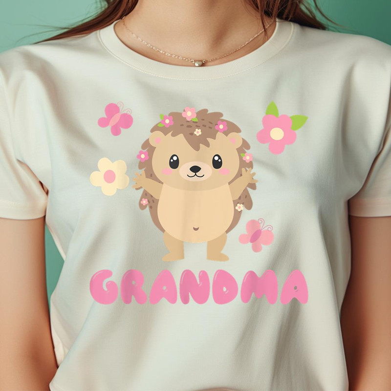 Hedgehog Grandma Funny Surf Animal PNG, Sonic the Hedgehog PNG, Digital Png Files.jpg