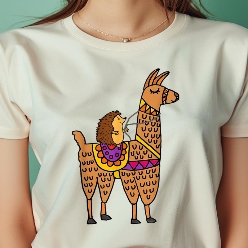 Funny Hedgehog Riding Llama PNG, Sonic the Hedgehog PNG, Digital Png Files.jpg