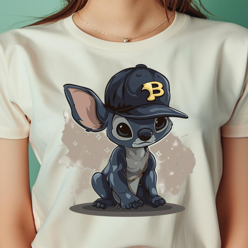 Stitchs Misadventure With Milwaukee Brewers PNG, Stitch Vs Milwaukee Brewers logo PNG, Stitch Vs Milwaukee Digital Png Files.jpg