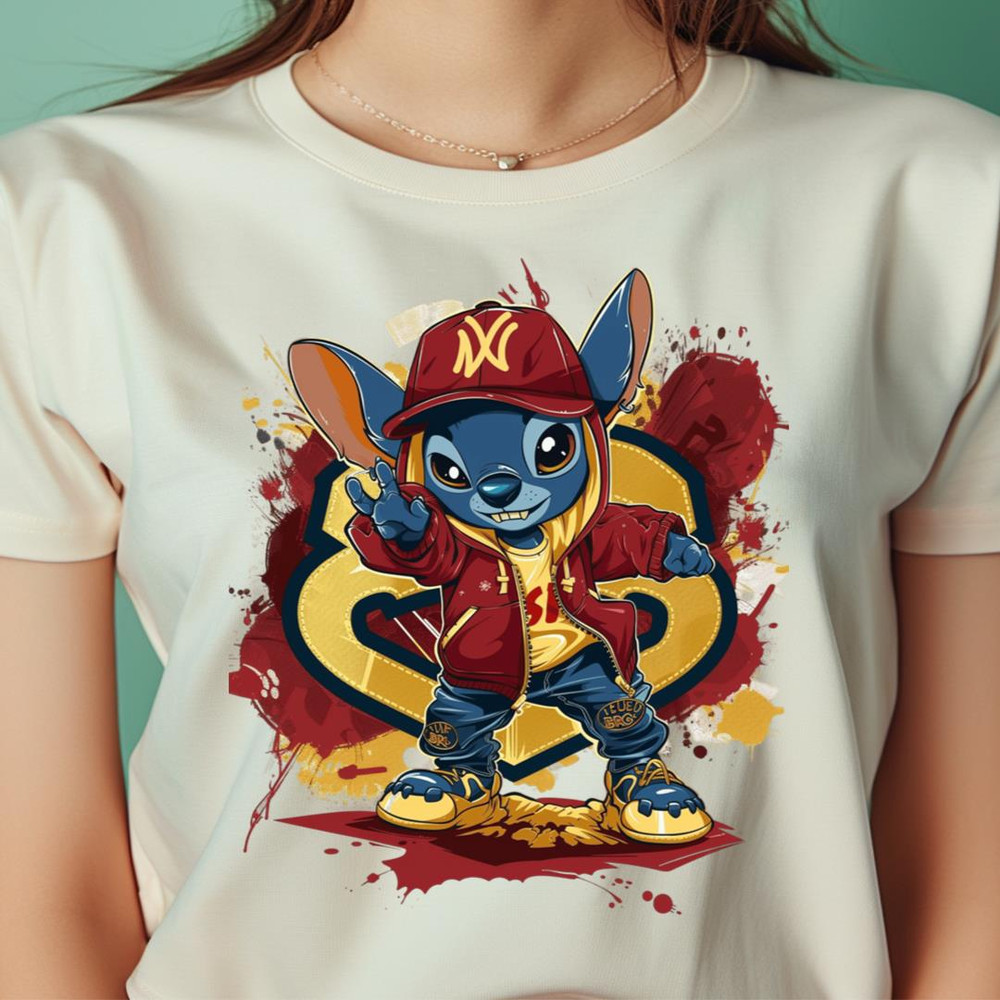 Stitchs Home Run With Brewers PNG, Stitch Vs Milwaukee Brewers logo PNG, Stitch Vs Milwaukee Digital Png Files.jpg