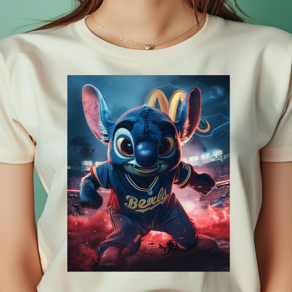 Stitchs Baseball Bonanza With Brewers PNG, Stitch Vs Milwaukee Brewers logo PNG, Stitch Vs Milwaukee Digital Png Files.jpg