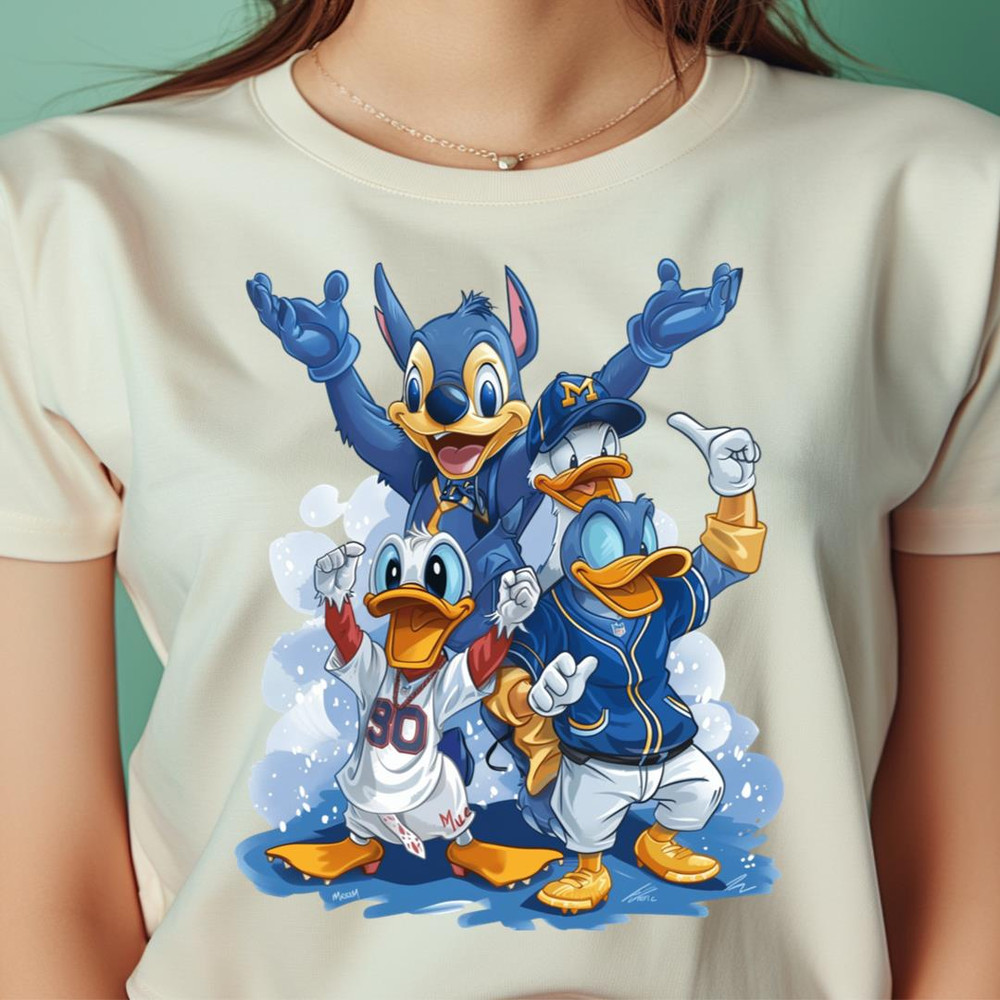 Brewers Encounter Mischievous Stitch PNG, Stitch Vs Milwaukee Brewers logo PNG, Stitch Vs Milwaukee Digital Png Files.jpg