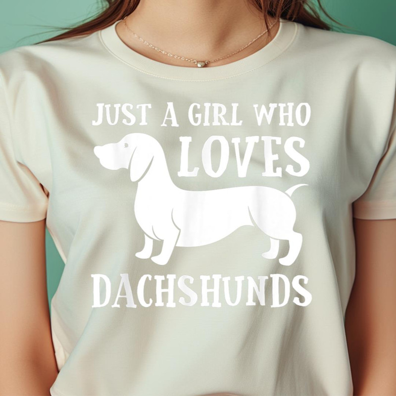 Just A Girl Who Loves Dachshunds For Women Girls PNG, The Powerpuff Girls PNG, Digital Png Files.jpg