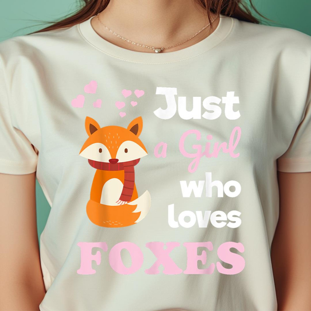Just A Girl Who Loves Foxes Girls Fox PNG, The Powerpuff Girls PNG, Digital Png Files.jpg