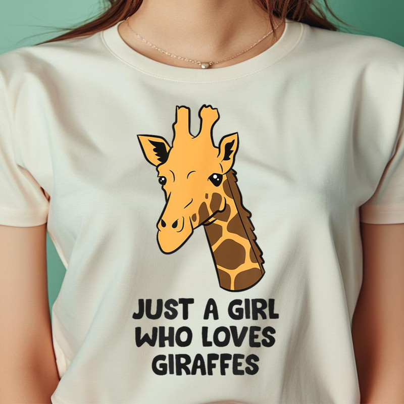 Just A Girl Who Loves Giraffes Cute Giraffe Girl PNG, The Powerpuff Girls PNG, Digital Png Files.jpg