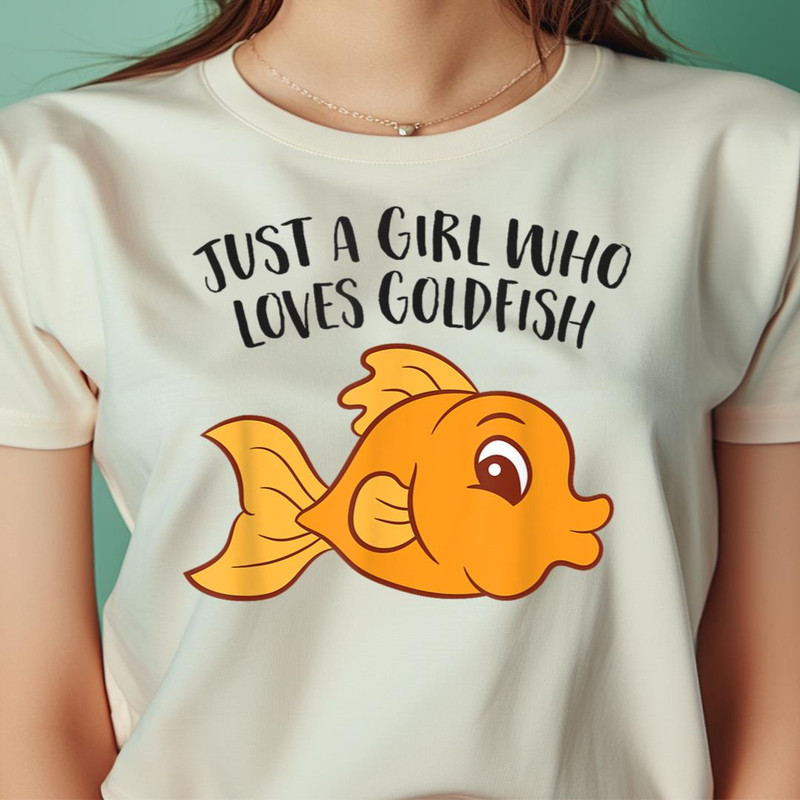 Just A Girl Who Loves Goldfishes Cute Goldfish Girl PNG, The Powerpuff Girls PNG, Digital Png Files.jpg