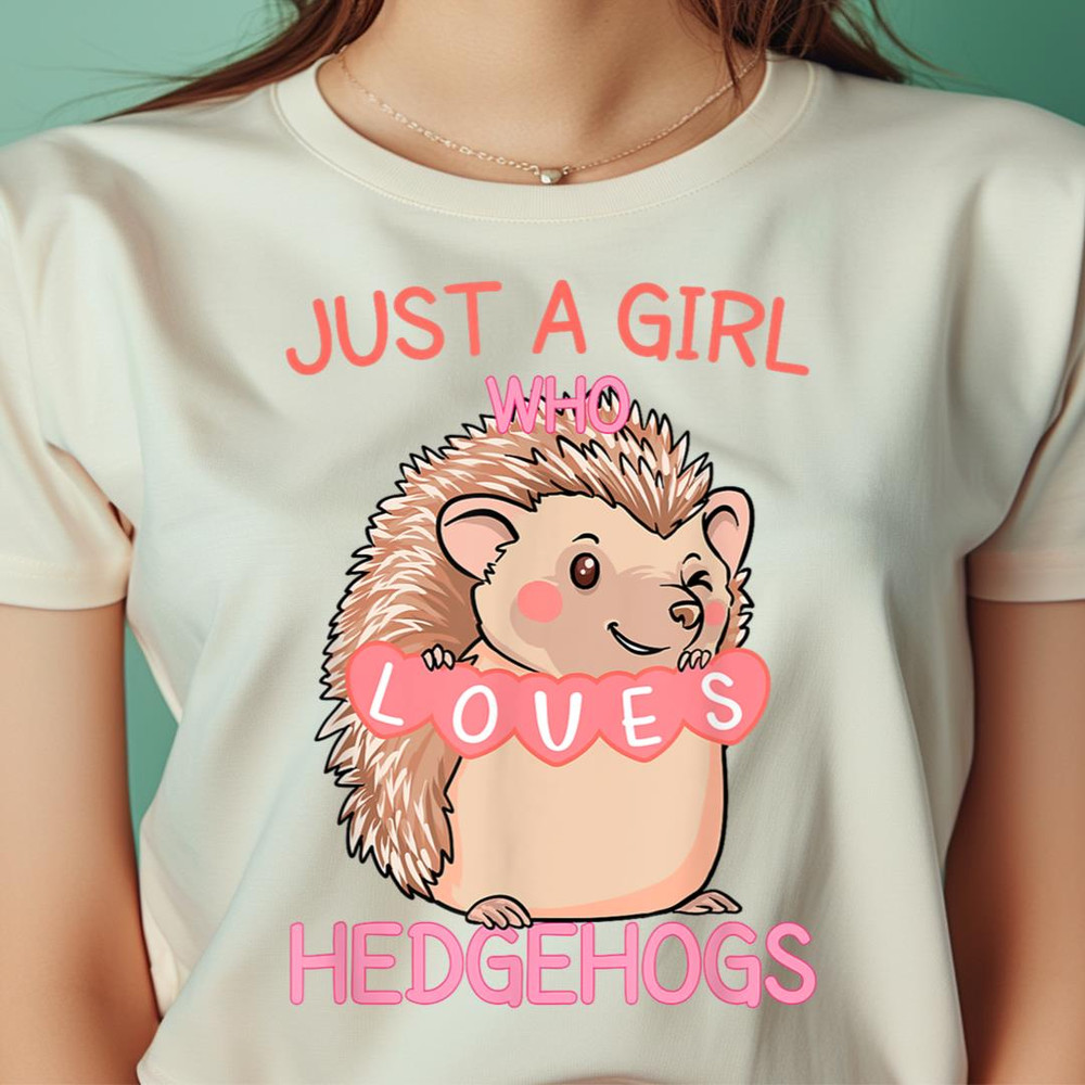Just A Girl Who Loves Hedgehogs, Hedgehog Lover Girl PNG, The Powerpuff Girls PNG, Digital Png Files.jpg
