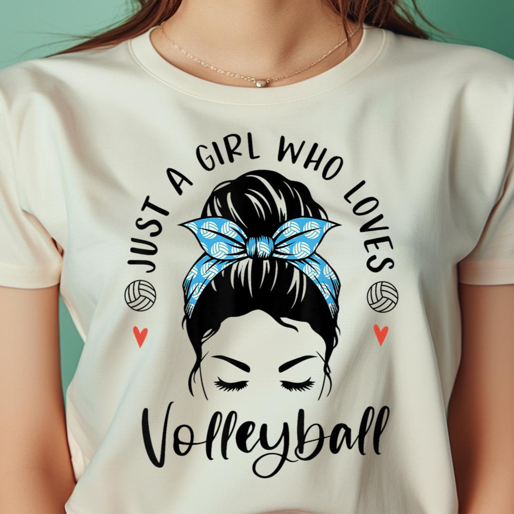 Just A Girl Who Loves Volleyball For Teen Girls PNG, The Powerpuff Girls PNG, Digital Png Files.jpg