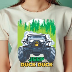 duck jeep laughing waterfowl png, funny duck png