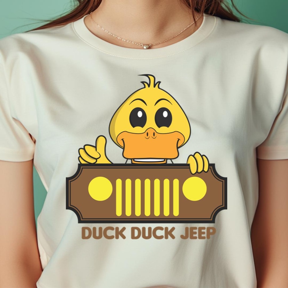 Duck Jeep Quip-Quacking PNG, Funny Duck PNG.jpg