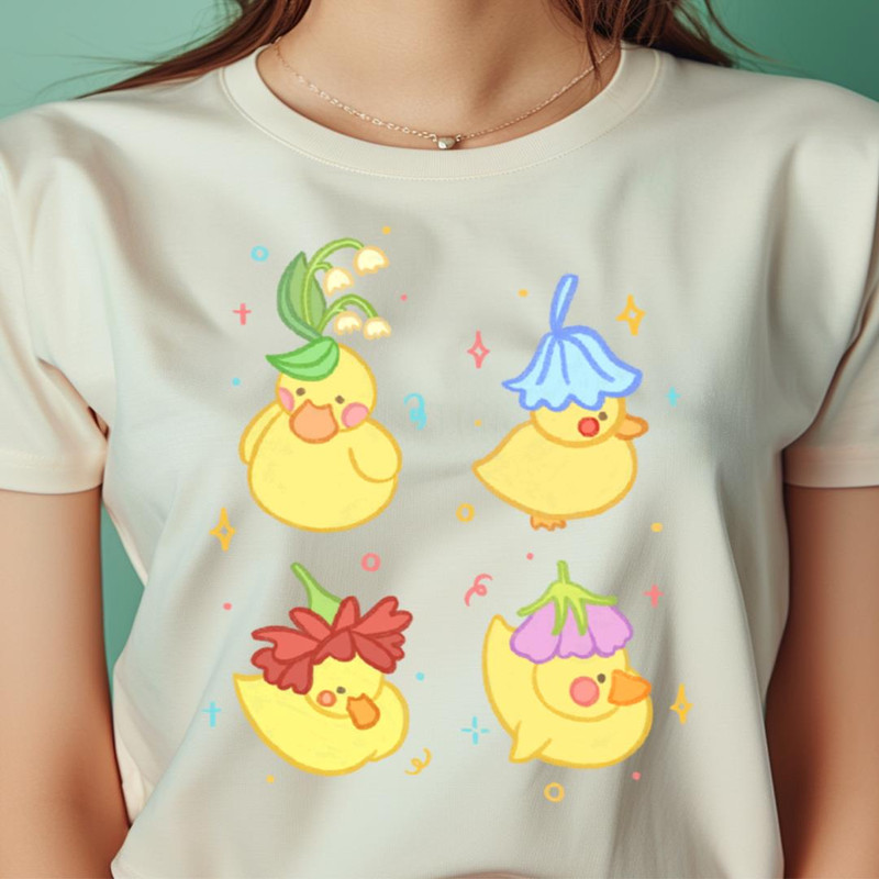 Hat Ducklings Jovial Duckies PNG, Funny Duck PNG.jpg