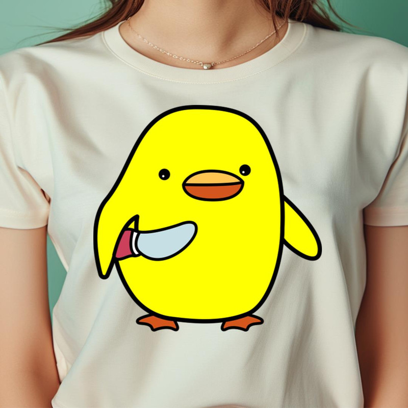 Knife Meme Cheeky Quacks PNG, Funny Duck PNG.jpg