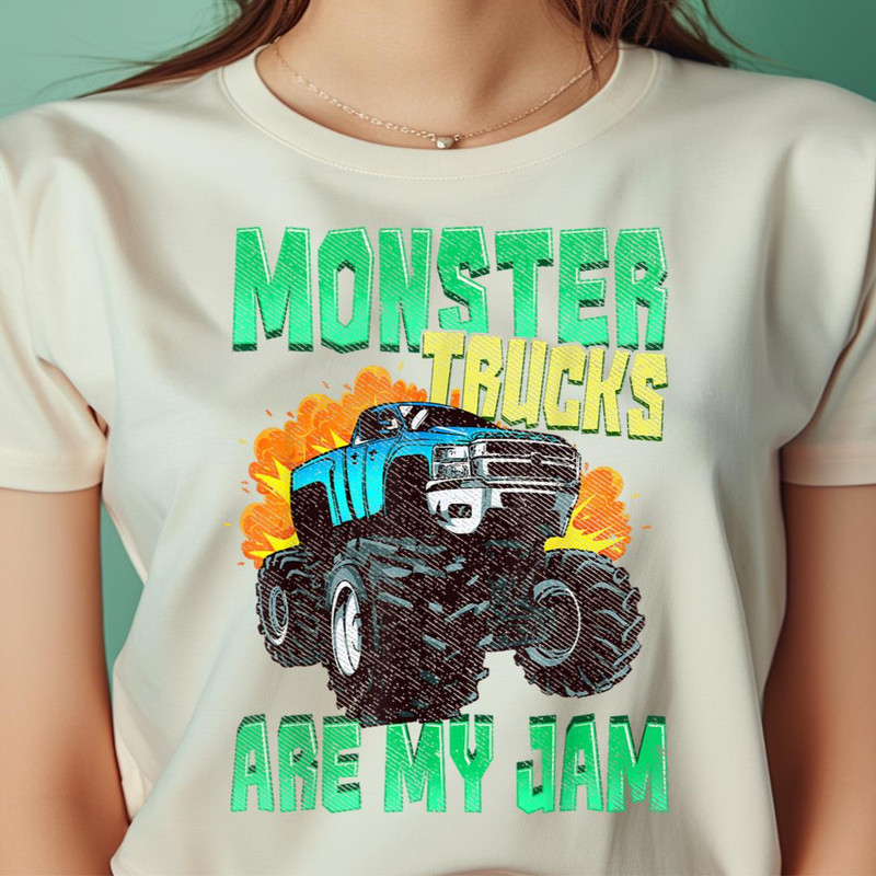 Boys Monster Trucks Are My Jam PNG, The Sesame Street Monsters PNG, Wookiee Monster Digital Png Files.jpg