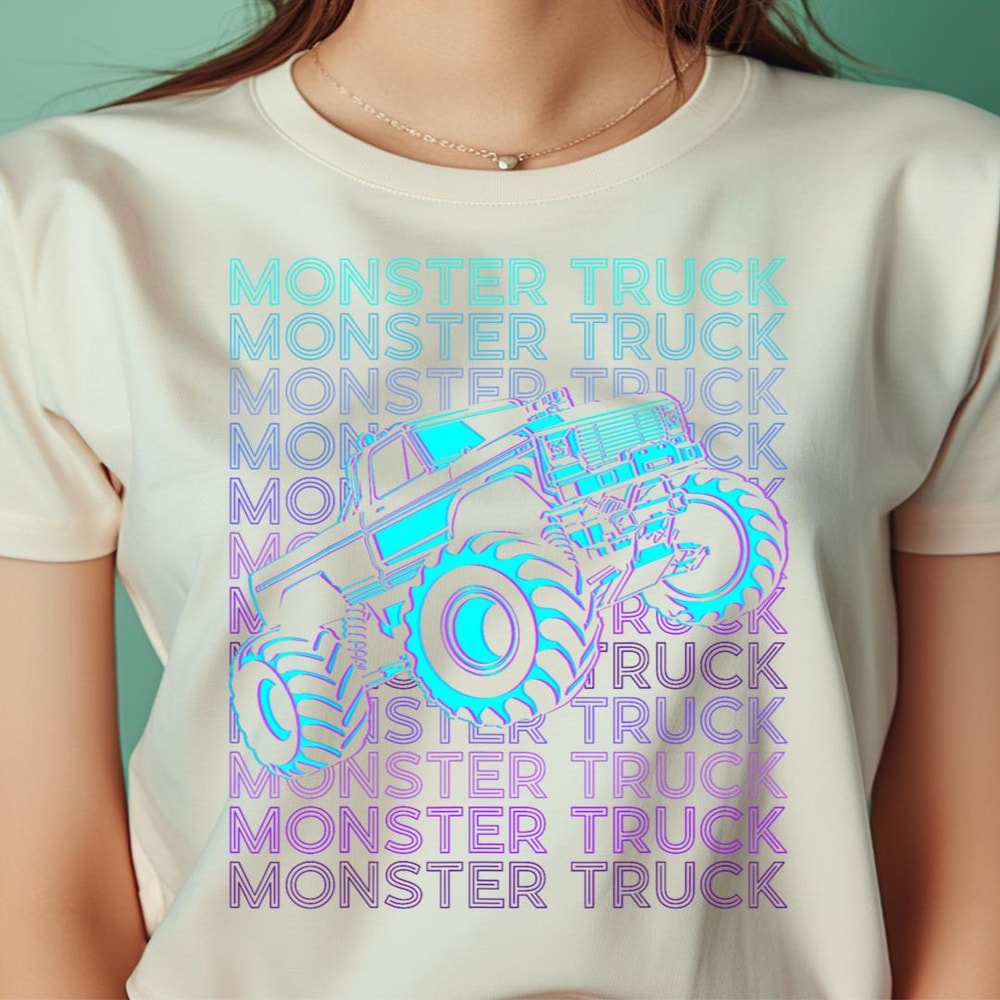 Monster Truck Retro PNG, The Sesame Street Monsters PNG, Wookiee Monster Digital Png Files.jpg
