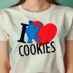 sesame street cookie heart cookies png, the sesame street monsters png, wookiee monster digital png files