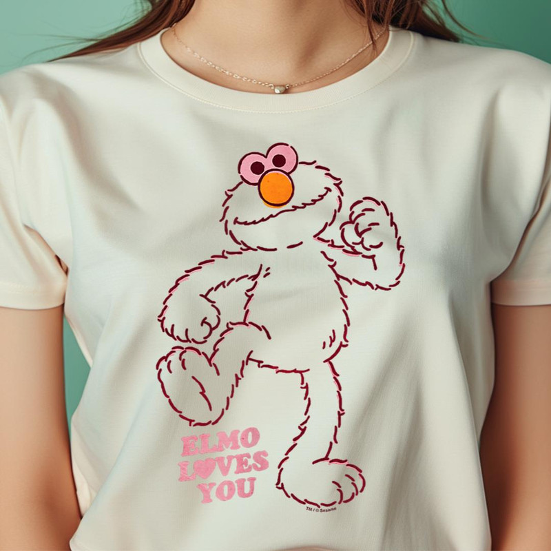 Sesame Street Elmo Loves You PNG, The Sesame Street Monsters PNG, Wookiee Monster Digital Png Files.jpg
