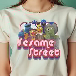 sesame street groovy group png, the sesame street monsters png, wookiee monster digital png files