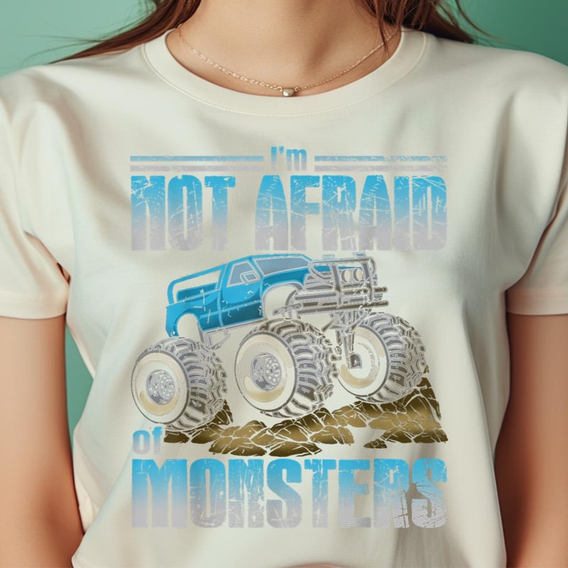 Truck Rally T Shirt Not Afraid Of Monsters Gift PNG, The Sesame Street Monsters PNG, Wookiee Monster Digital Png Files.jpg