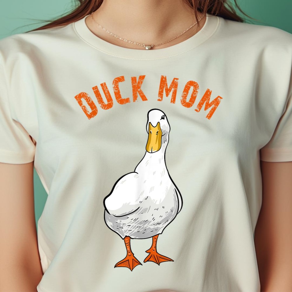 Cute Duck Mom Lover Illustration_T-Shirt_13-1.jpg