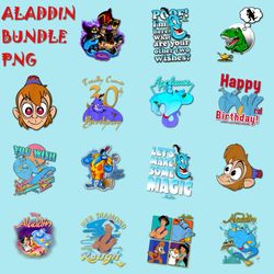 15 disney aladdin png, disney aladdin clipart bundle pack, disney aladdin vector png images