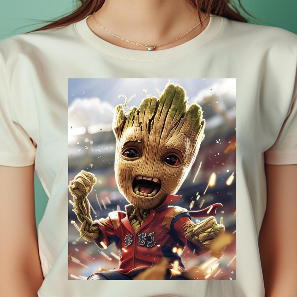 Groot Vs Boston Red Sox Forest-Field Phenomenon PNG, Groot PNG, Boston Red Sox Digital Png Files.jpg