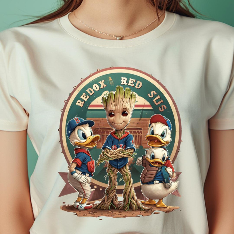 Groot Vs Boston Red Sox Natural Growth Win PNG, Groot PNG, Boston Red Sox Digital Png Files.jpg