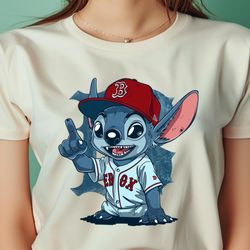 stitch vs boston red sox ohana ovation outburst png, stitch png, boston red sox digital png files