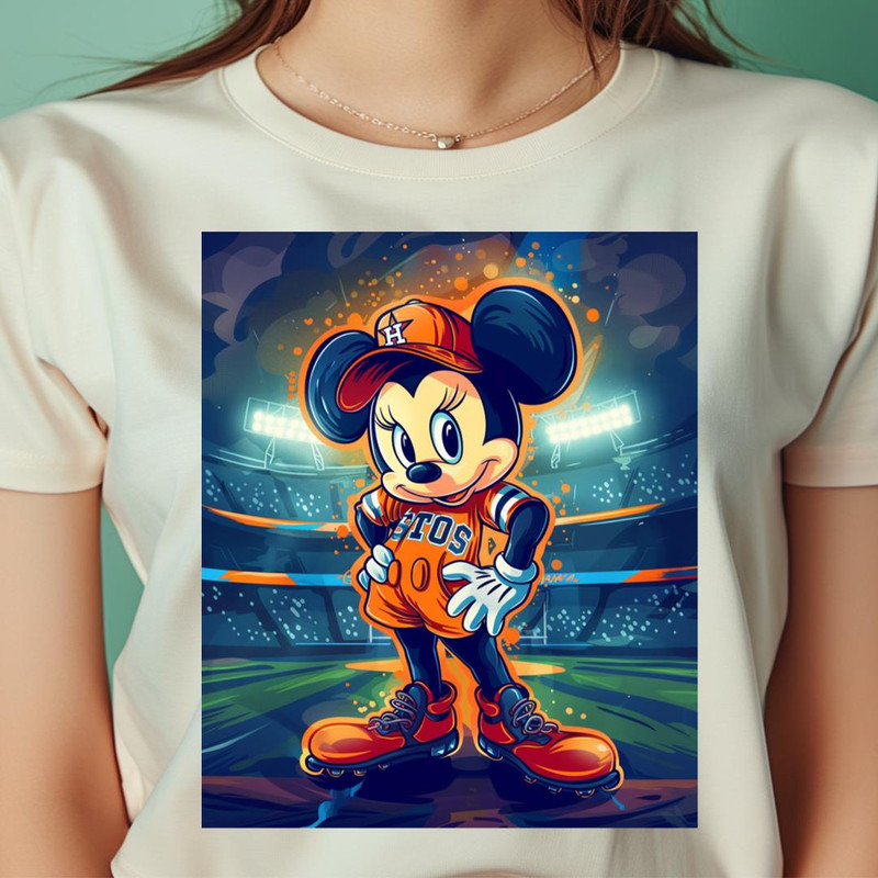 Mickey Mouse Vs Houston Astros Toon Touchdown Triumph PNG, Mickey Mouse PNG, Houston Astros Digital Png Files.jpg