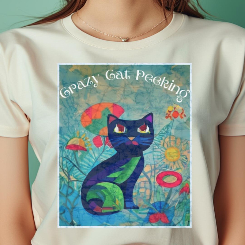 Grateful Dead Fans China Cat Crazy Cat Peeking PNG, Bluegrass PNG.jpg