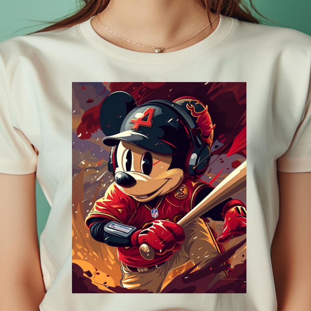Mickey Mouse Vs Diamondbacks Catcher Cartoon PNG, Mickey Mouse PNG, Diamondbacks Digital Png Files.jpg