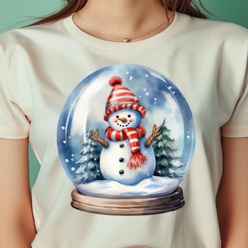 Cute Snowman Snowglobe Frosty Friends PNG, Frosty The Snowman PNG.jpg