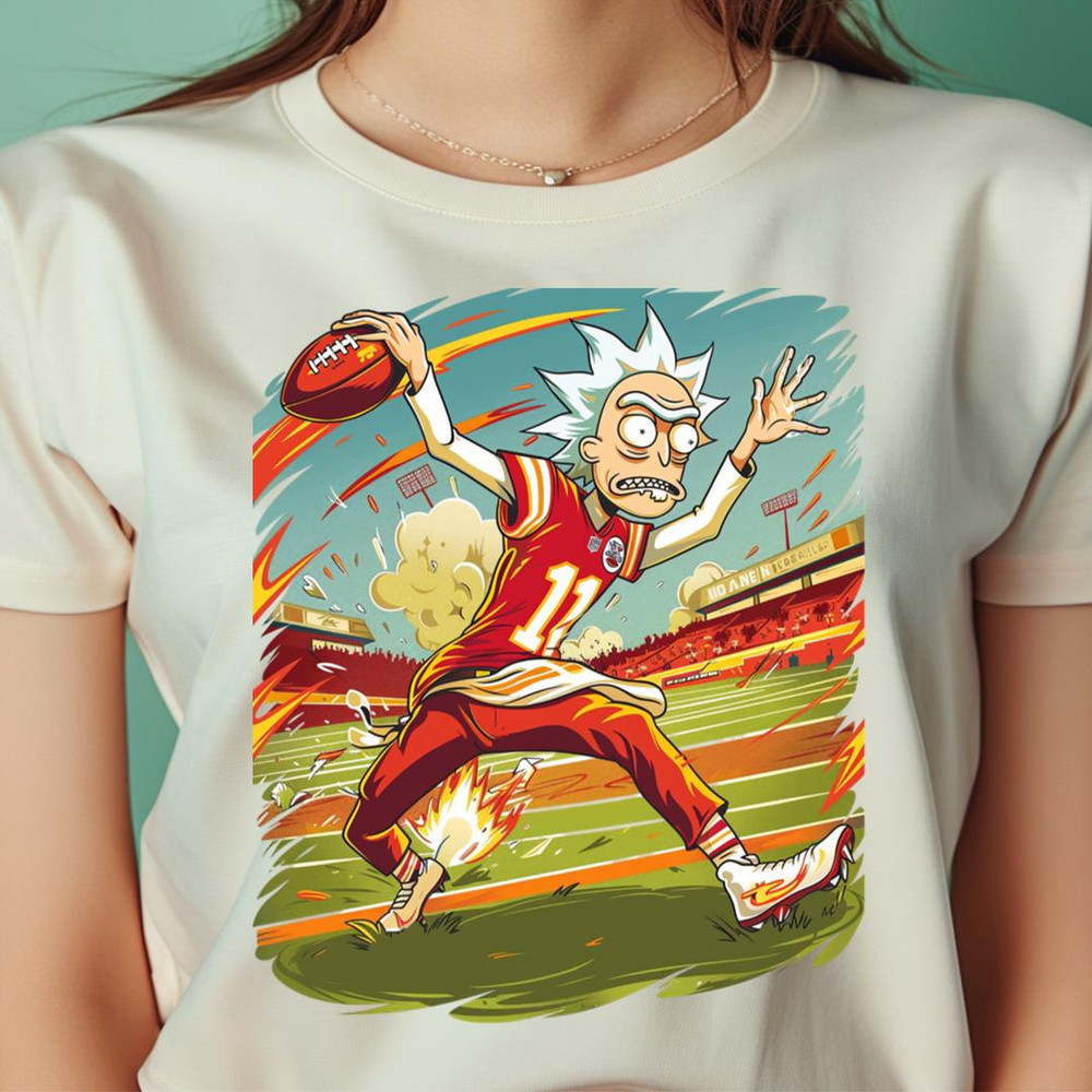 Rick And Morty Vs Chiefs Interdimensional Duel PNG, Rick and Morty PNG, Chiefs Digital Png Files.jpg