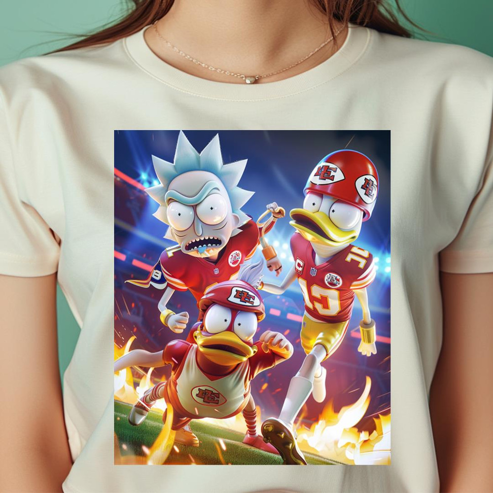 Rick And Morty Vs Chiefs Pigskin Portals PNG, Rick and Morty PNG, Chiefs Digital Png Files.jpg