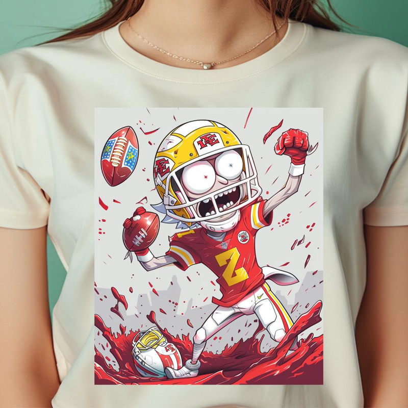Rick And Morty Vs Chiefs Snuffles Snap PNG, Rick and Morty PNG, Chiefs Digital Png Files.jpg
