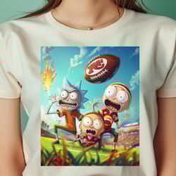 rick and morty vs chiefs time-loop tackle png, rick and morty png, chiefs digital png files