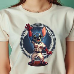 stitch vs atlanta braves big league lilo png, stitch png, atlanta braves digital png files