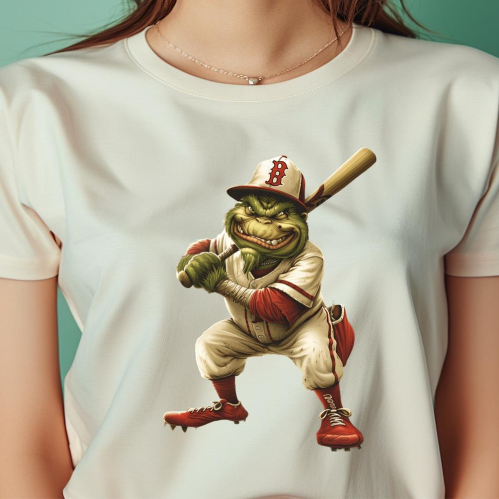 The Grinch Vs Boston Red Sox Bah Humbug Hit PNG, The Grinch PNG, Boston Red Sox Digital Png Files.jpg