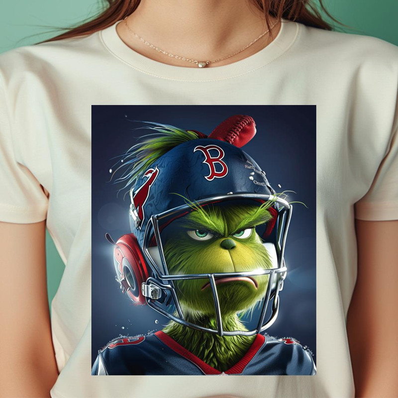 The Grinch Vs Boston Red Sox Cuddly Power Play PNG, The Grinch PNG, Boston Red Sox Digital Png Files.jpg
