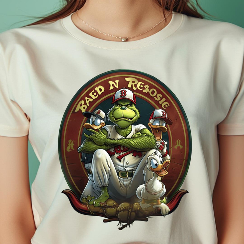 The Grinch Vs Boston Red Sox Grinch At Green-Monster PNG, The Grinch PNG, Boston Red Sox Digital Png Files.jpg