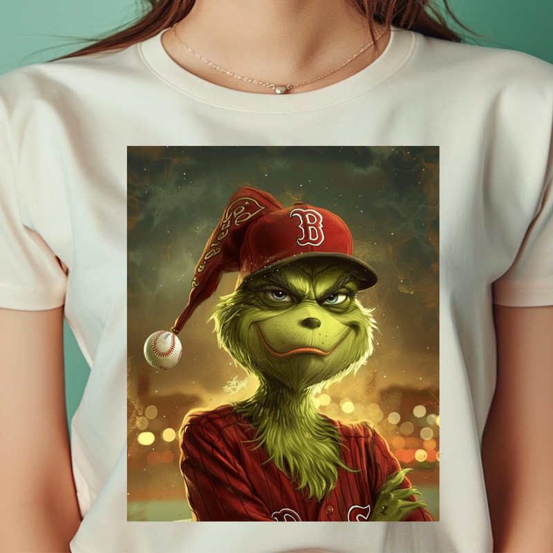 The Grinch Vs Boston Red Sox Grinchy Grand Slam PNG, The Grinch PNG, Boston Red Sox Digital Png Files.jpg
