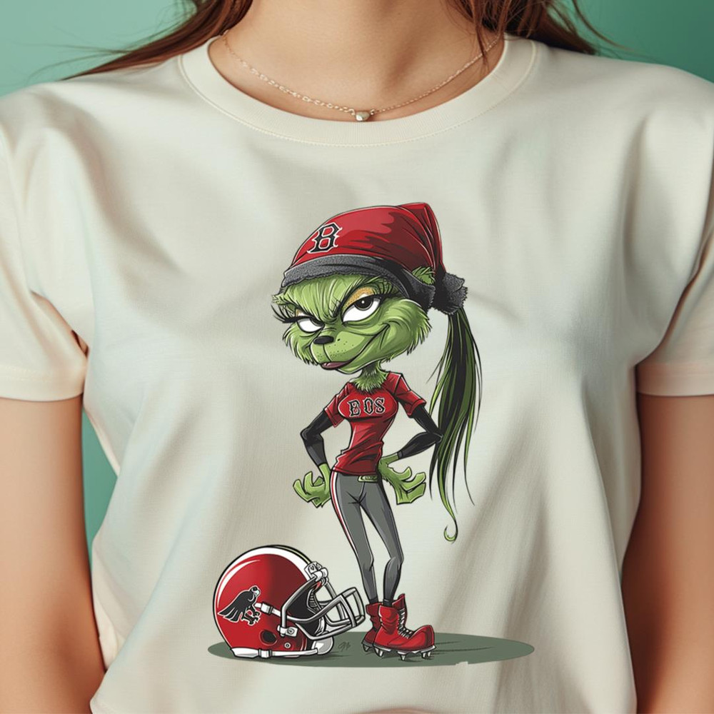 The Grinch Vs Boston Red Sox Peppermint Pitch Perplex PNG, The Grinch PNG, Boston Red Sox Digital Png Files.jpg