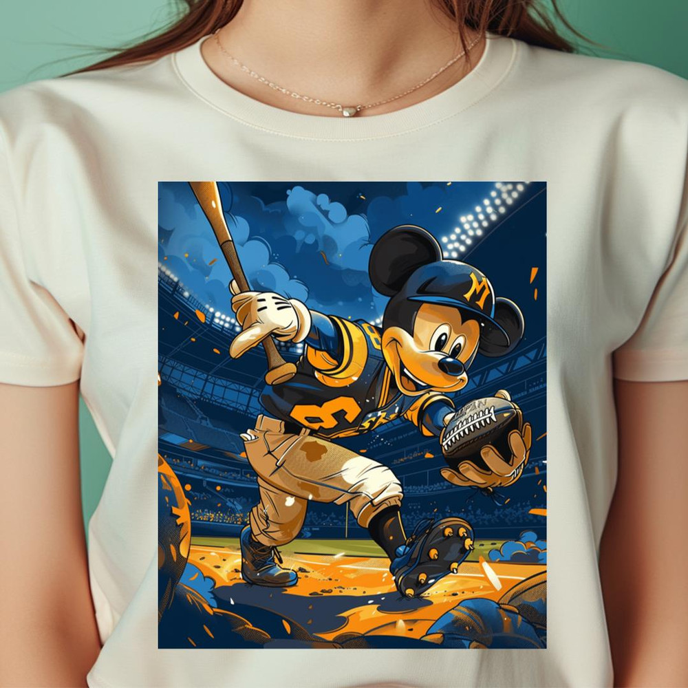 Micky Mouse Vs Milwaukee Brewers Brewers Battle Toon PNG, Micky Mouse PNG, Milwaukee Brewers Digital Png Files.jpg